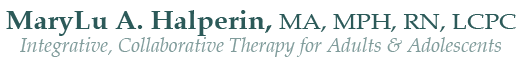 MaryLu A. Halperin, MA, MPH, RN, LCPC, NCC | Psychotherapist, Mental Health Counselor